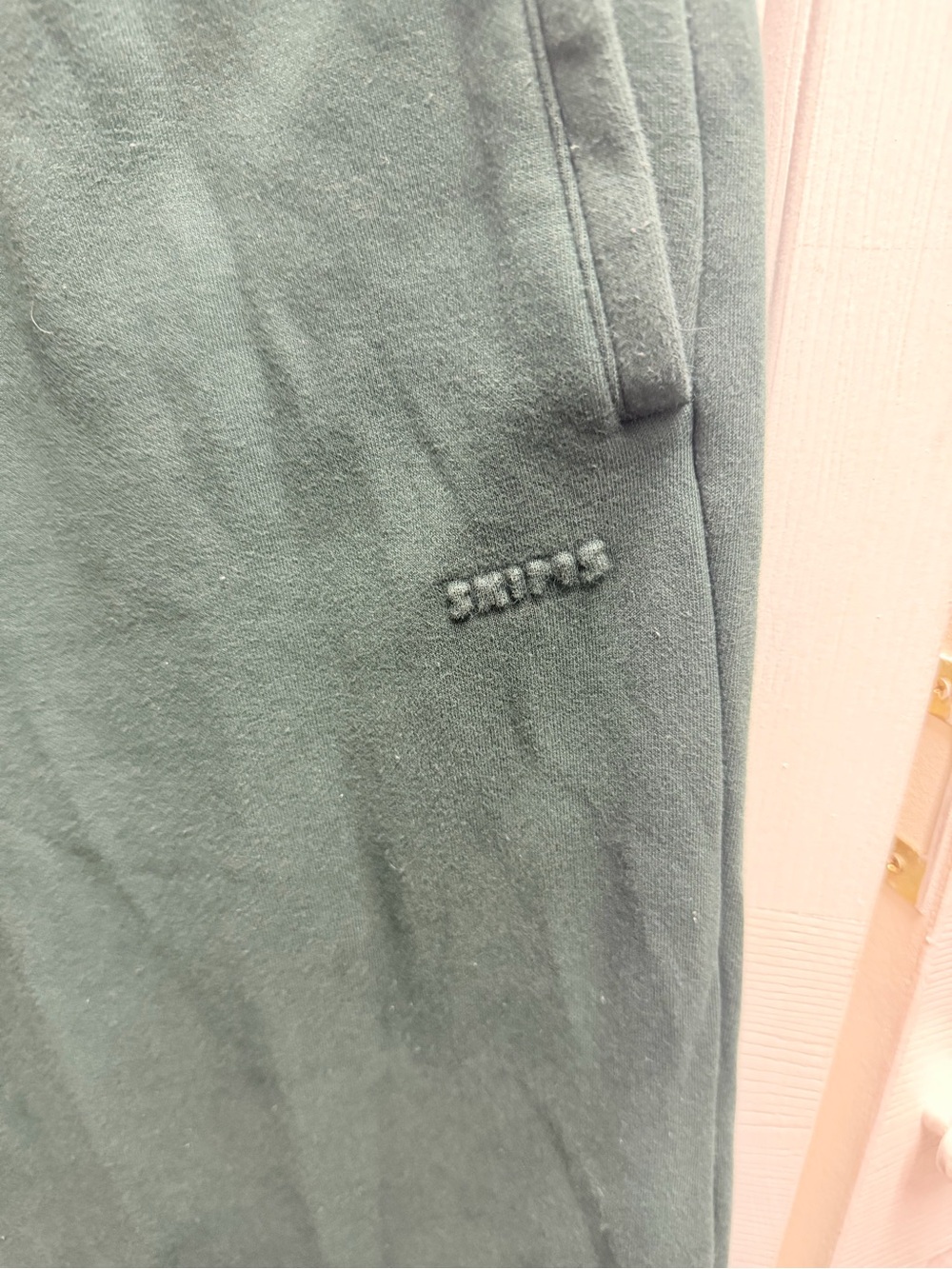 SKIMS Dark Green Fleece Joggers